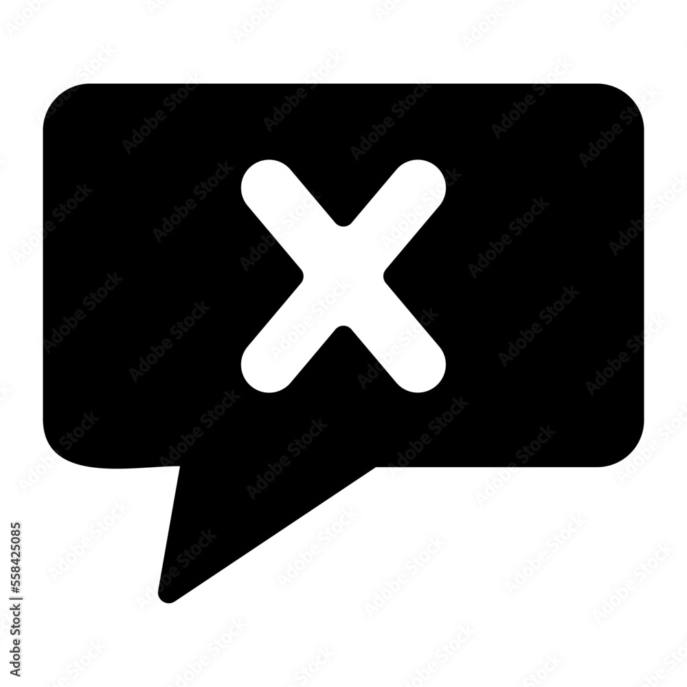 Obraz premium conversation icon