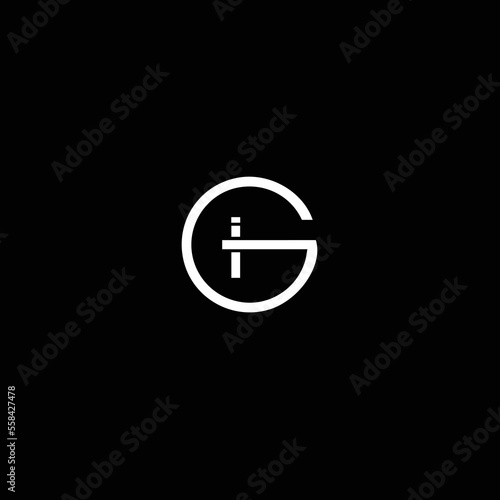 GI IG Logo Design, Creative Minimal Letter IG GI Monogram