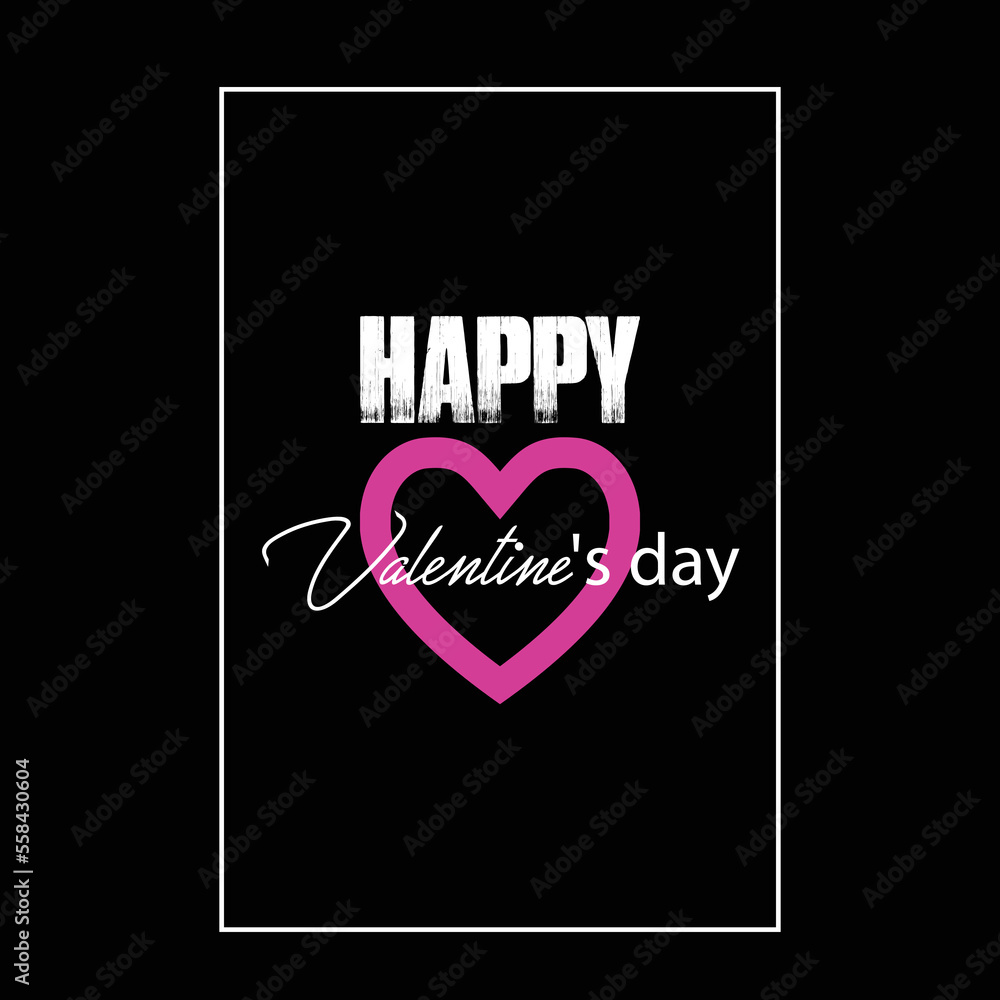 Happy valentines design vector file Happy valentines design vector file