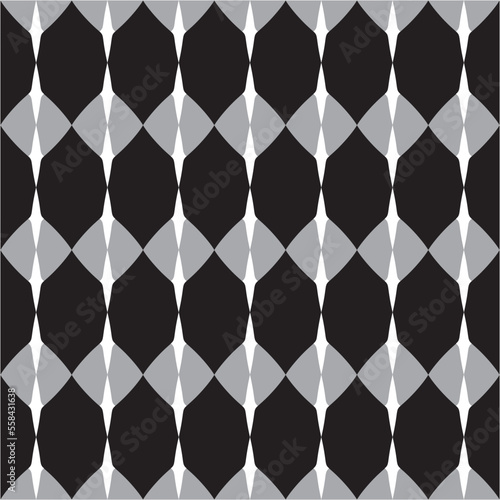 Seamless pattern with rhombs, abstract vector background