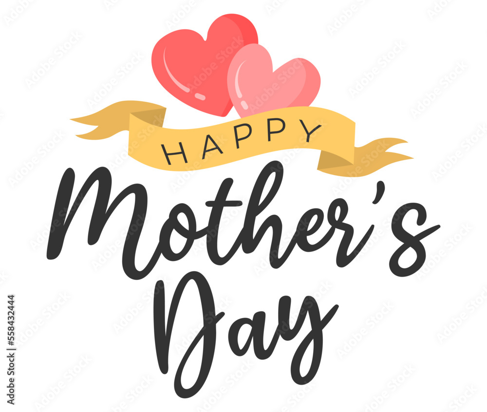 Happy Mother's Day Calligraphy Background. Design for flyer, card, invitation. Happy Mother's Day Calligraphy Background. Design for flyer, card, invitation.