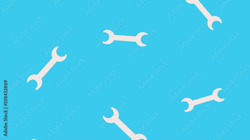 wrench keys tools pattern animation wrench keys tools pattern animation