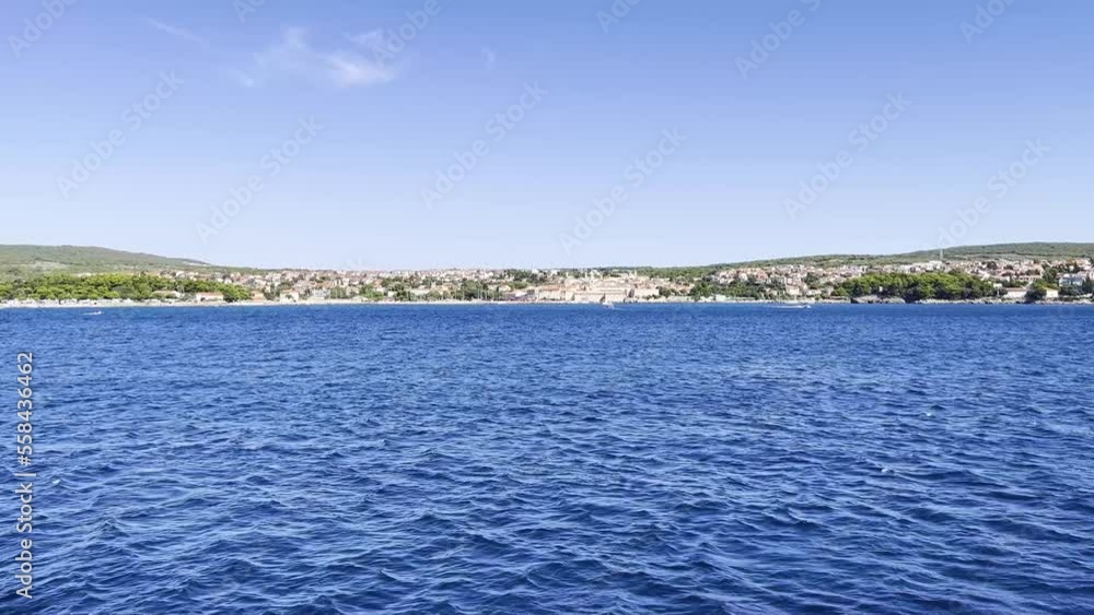 The rippling water and the island The rippling water and the island