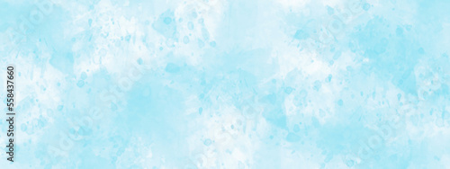 Beautiful clear light blue sky with white clouds. abstract watercolor blue-sky with cloudy background.