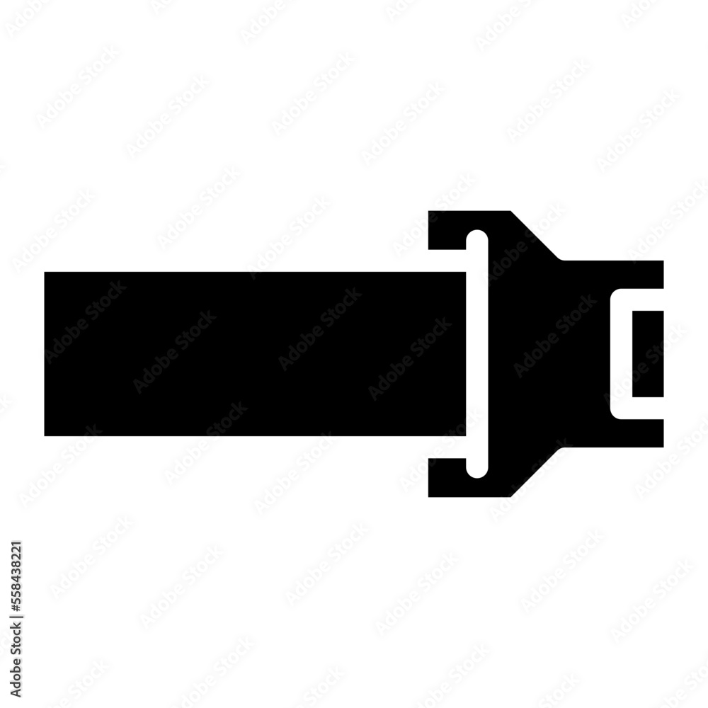 safety belt glyph safety belt glyph