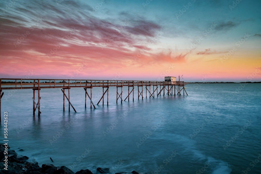 Obraz premium Coucher de soleil en Vendée