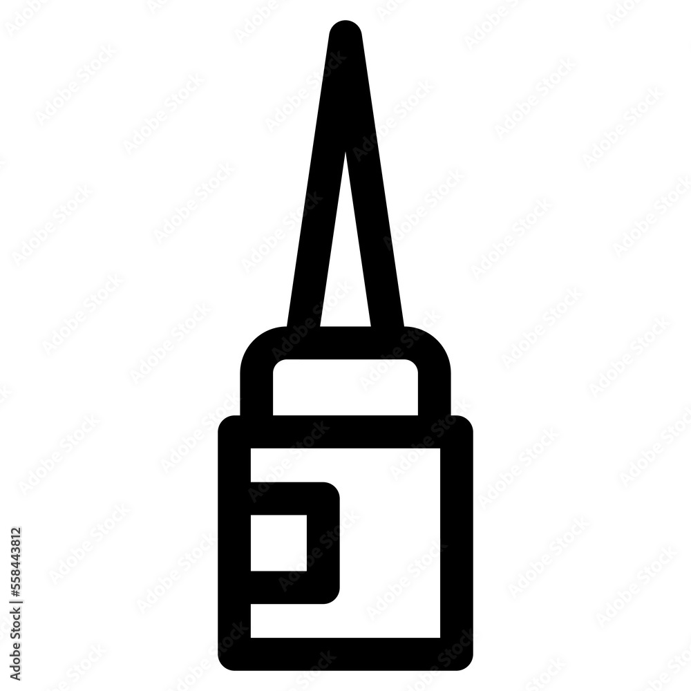 Glue icon line isolated on white background. Black flat thin icon on modern outline style. Linear symbol and editable stroke. Simple and pixel perfect stroke vector illustration Glue icon line isolated on white background. Black flat thin icon on modern outline style. Linear symbol and editable stroke. Simple and pixel perfect stroke vector illustration