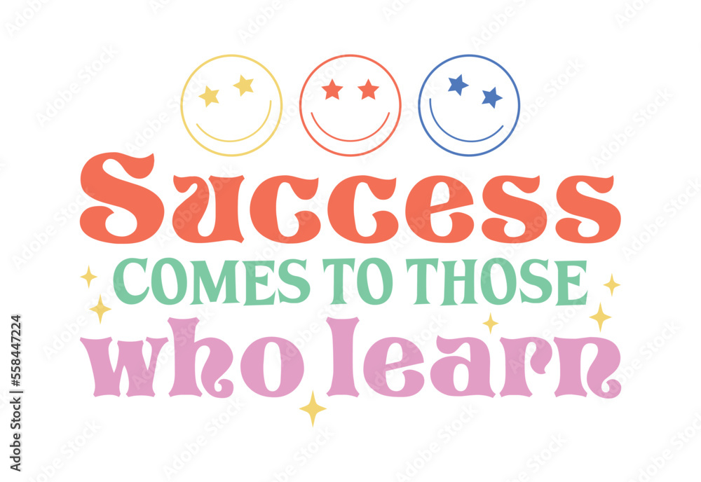 Fototapeta premium Retro Motivational Quote