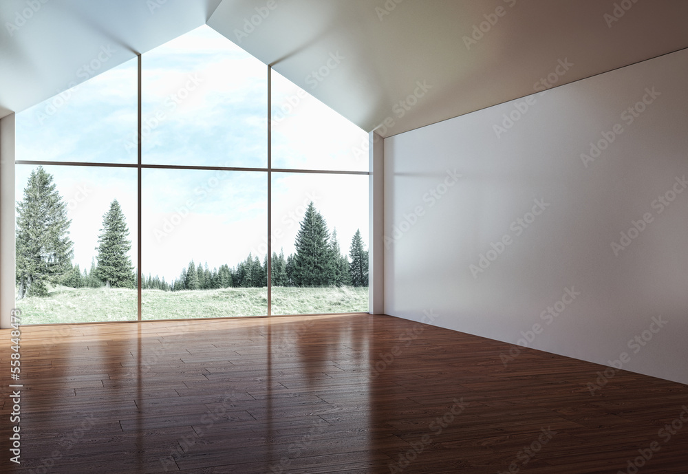 Illustration 3D rendering large luxury modern bright interiors Living room mockup computer digitally generated image Illustration 3D rendering large luxury modern bright interiors Living room mockup computer digitally generated image