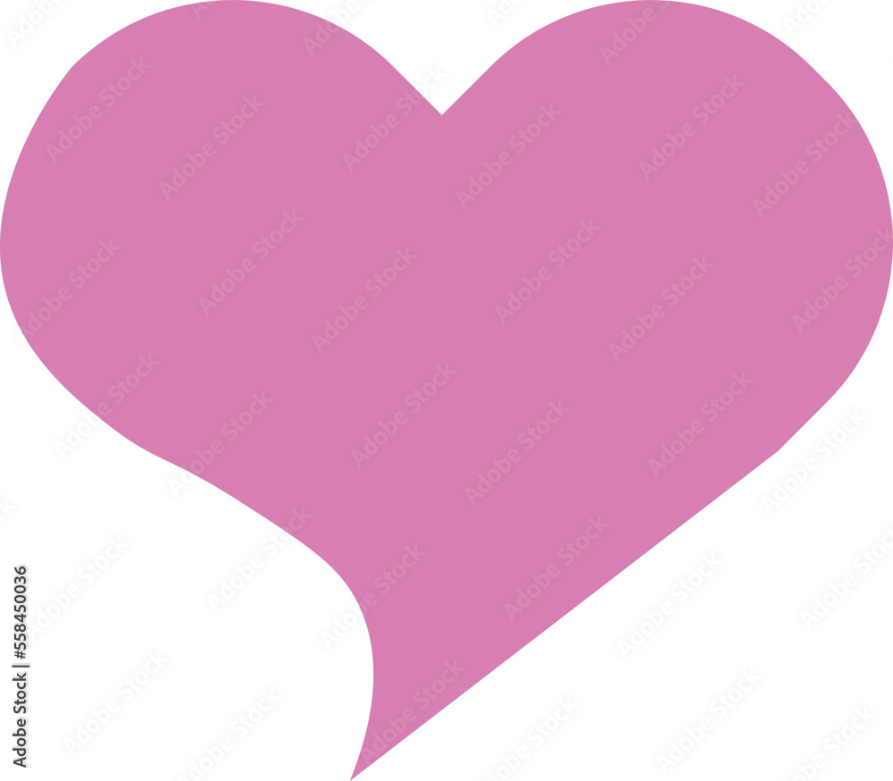 pink heart icon in trendy style . Valentines day , Symbol of love. pink heart icon in trendy style . Valentines day , Symbol of love.