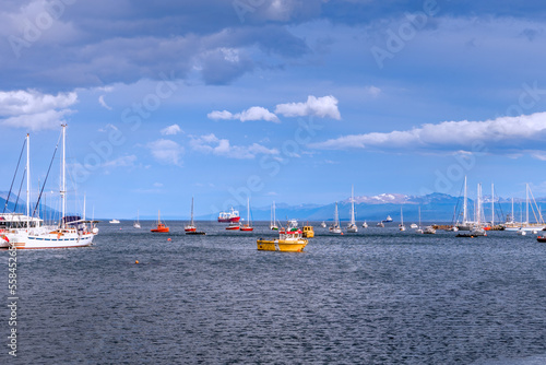 boats in the harbour © VasileSimion