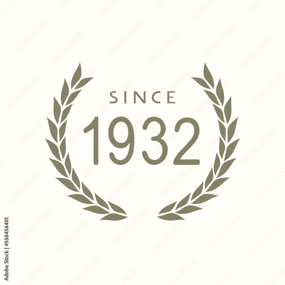 Since 1932 emblem