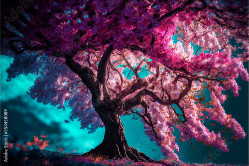 beautiful cherry blossom flowers background