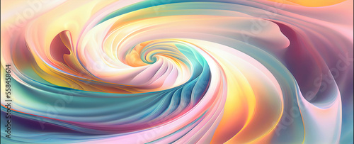 twirling pastel colors background