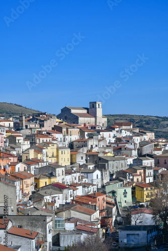 Panoramic view of Rapolla, a small rural town in southern Italy. © Giambattista