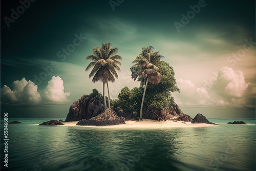 Tropical island