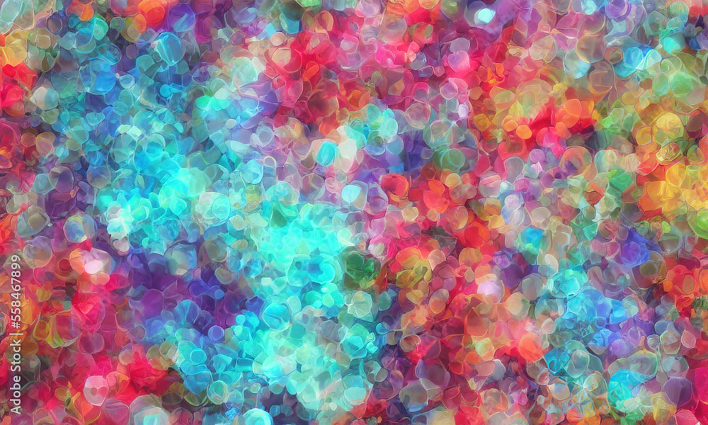 Abstract chaotic colorful background