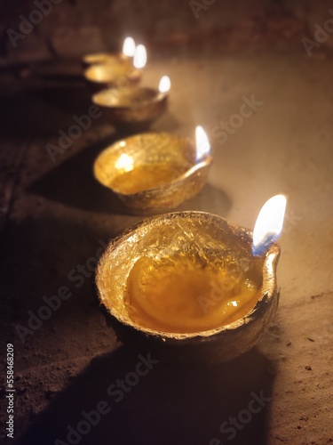 Fired Diya or Indian lamp 🪔
