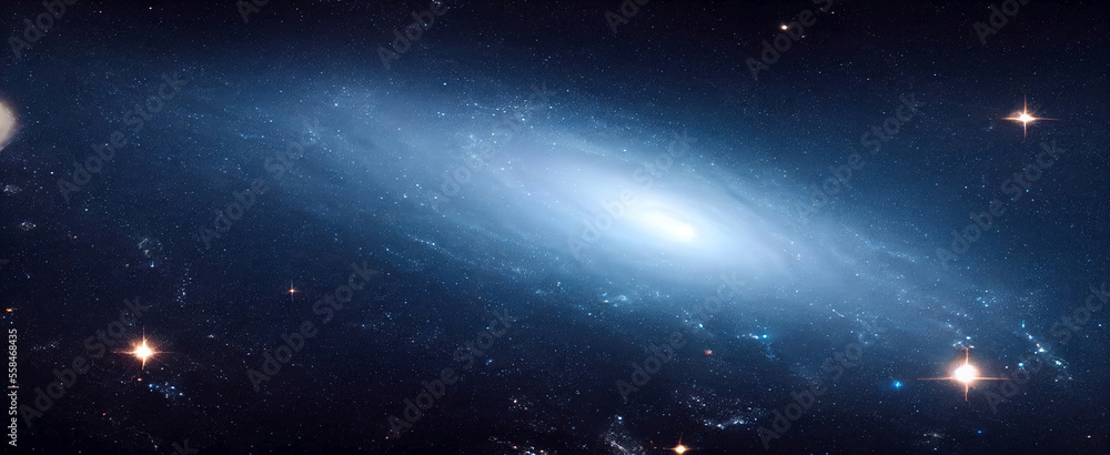 Galaxy with stars and space dust in the universe. Space nebula Galaxy with stars and space dust in the universe. Space nebula