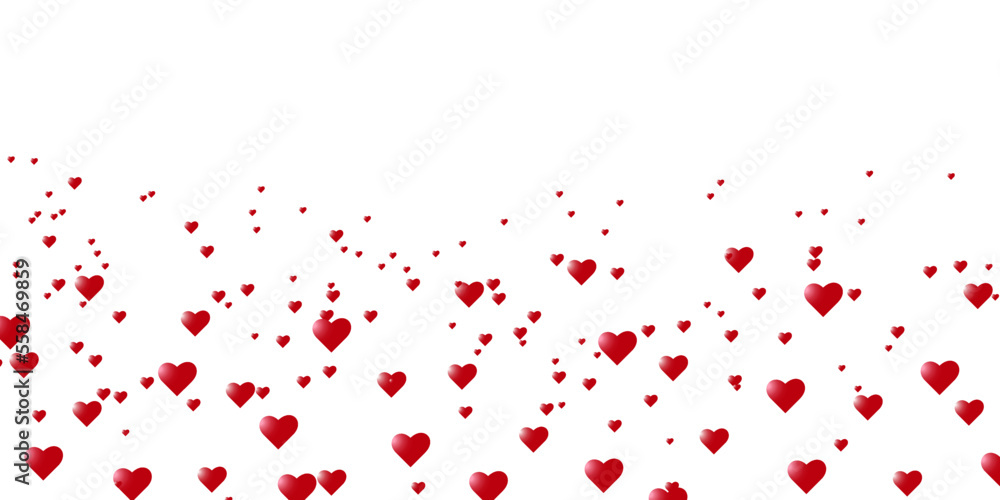 Happy Valentine Day design hearts on white background. Red hearts isolated on transparent background. Abstract banner background. You can use for Happy Birthday, Anniversary, party, Wedding etc. Happy Valentine Day design hearts on white background. Red hearts isolated on transparent background. Abstract banner background. You can use for Happy Birthday, Anniversary, party, Wedding etc.
