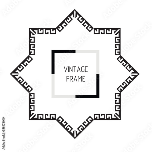 frames in vintage style with elements of ornament, art, pattern, background, texture, Vector illustration eps 10, Art.