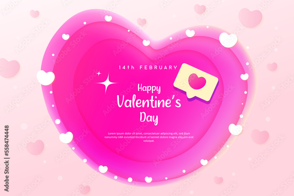 realistic cute valentine romantic illustration realistic cute valentine romantic illustration
