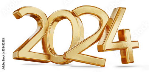 2024 golden symbol luxury best design 3d-illustration