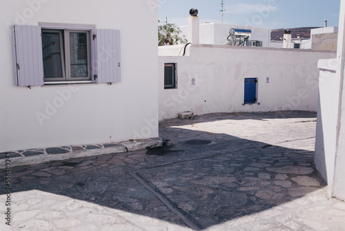 narrow street in island