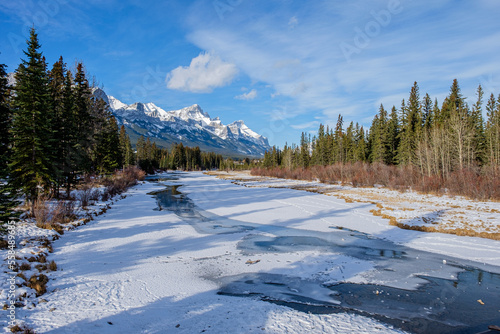 Winter in Canmore Alberta