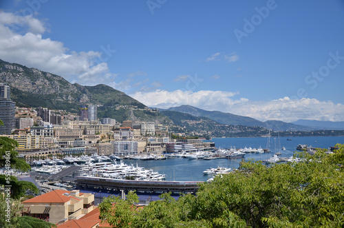 View of the Monaco waterfront