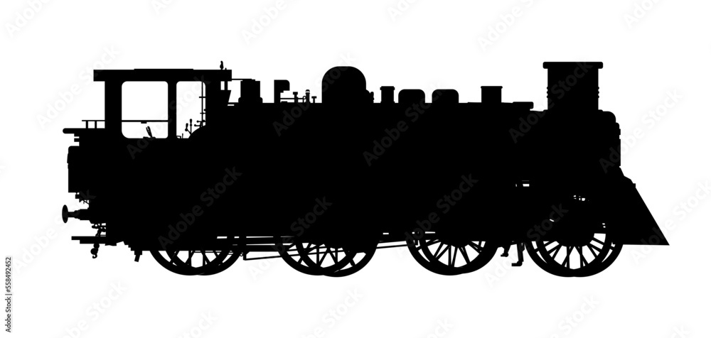 locomotive silhouett