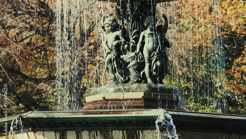 New York City Central Park in slow motion