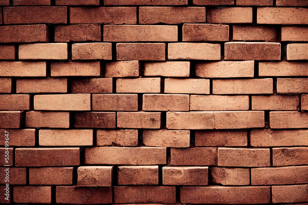 Fototapeta premium orange brick wall texture