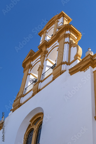 Parish Church of Santa Cruz (Iglesia de Santa Cruz) is located in Calle Mateos Gago in neighborhood of Santa Cruz. Church of Santa Cruz was erected between 1665 and 1728. Seville, Andalusia, Spain. photo