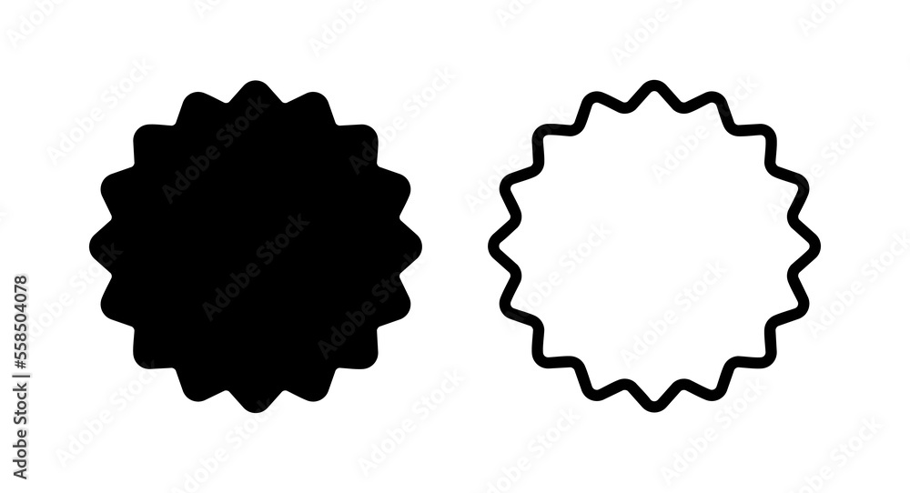 Badge icon vector illustration. Awards icon vector. Achieve sign and symbols Badge icon vector illustration. Awards icon vector. Achieve sign and symbols