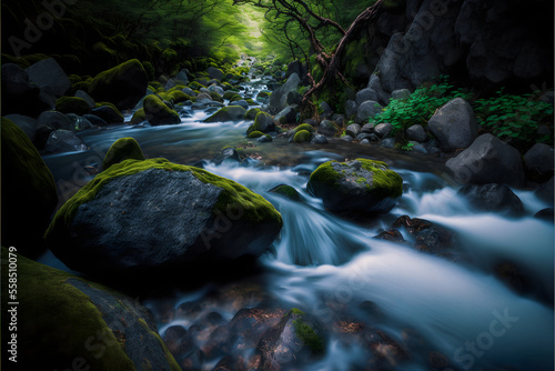 waterfall in the forest