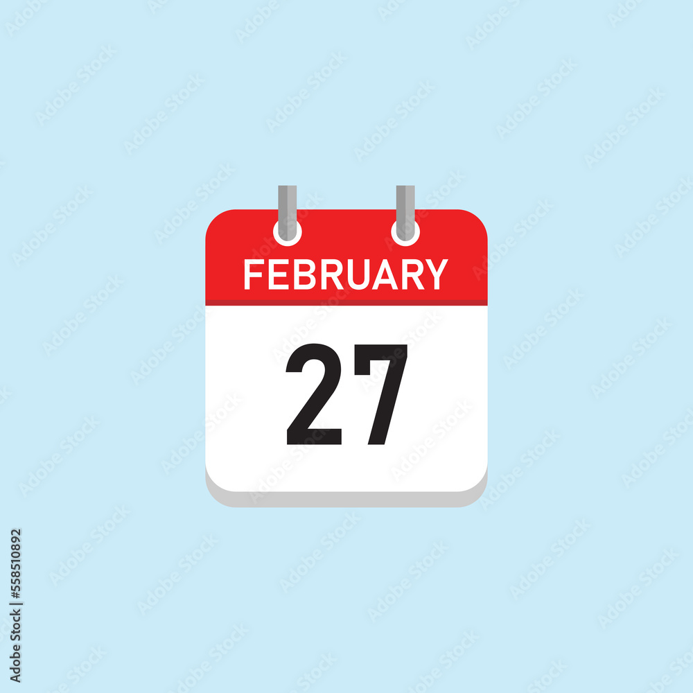February 27 Concept Design. Vector Illustration. February 27 Concept Design. Vector Illustration.