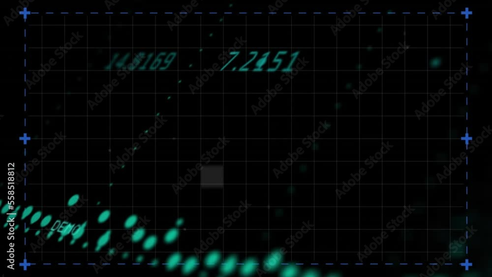 Animation of data processing over grid Animation of data processing over grid