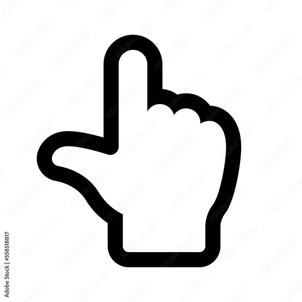 Isolated hand icon clicking. Png transparent background. Finger pointer click isolated. Isolated hand icon clicking. Png transparent background. Finger pointer click isolated.