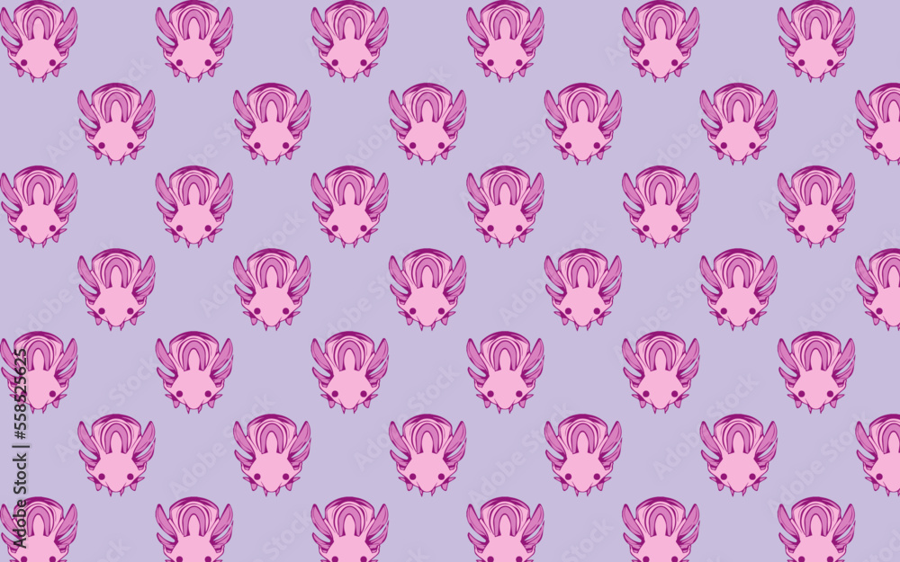 cute axolotl pattern, cute wrapping paper cute axolotl pattern, cute wrapping paper