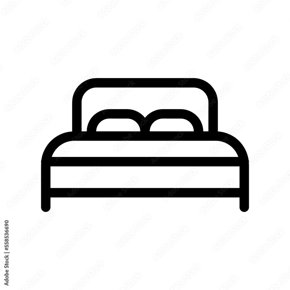 bed icon. sign design vector trendy style on white background..eps bed icon. sign design vector trendy style on white background..eps