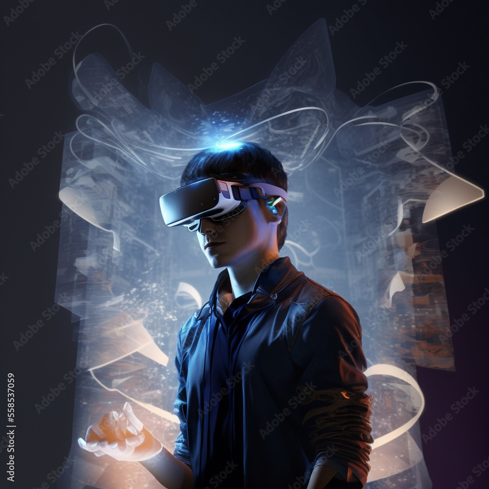 Metaverse Digital Art Concept Metaverse Digital Art Concept