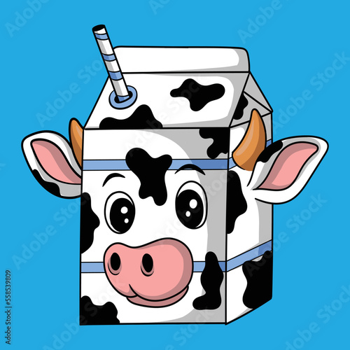 artwork illustration and t shirt design cute animal character design milk