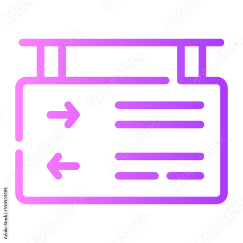 info gradient icon