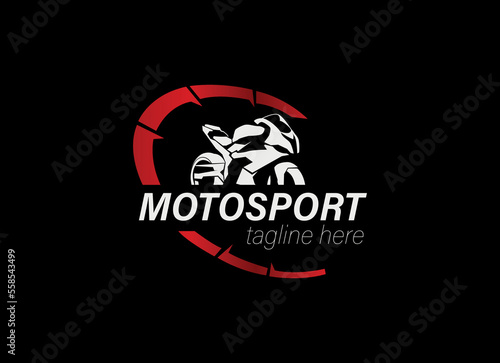 Motorsport Logo Design Template. Vector Logo Designs