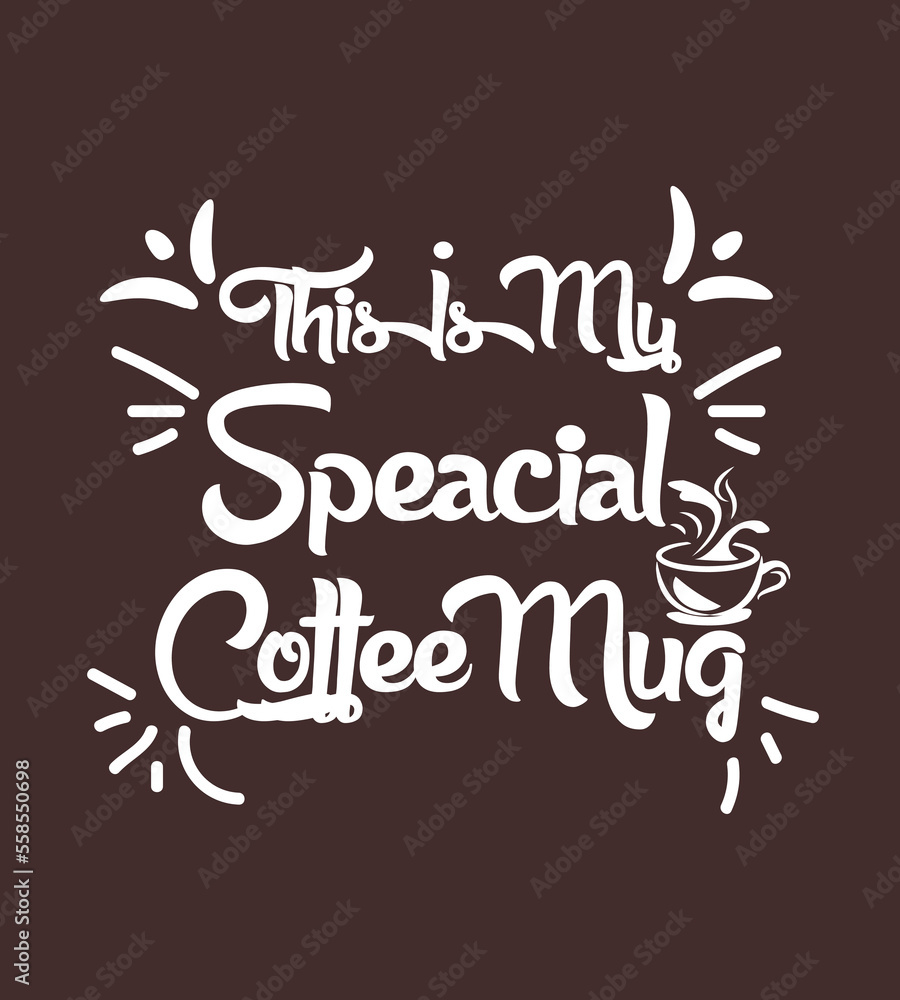 Coffee typography t shirt design 