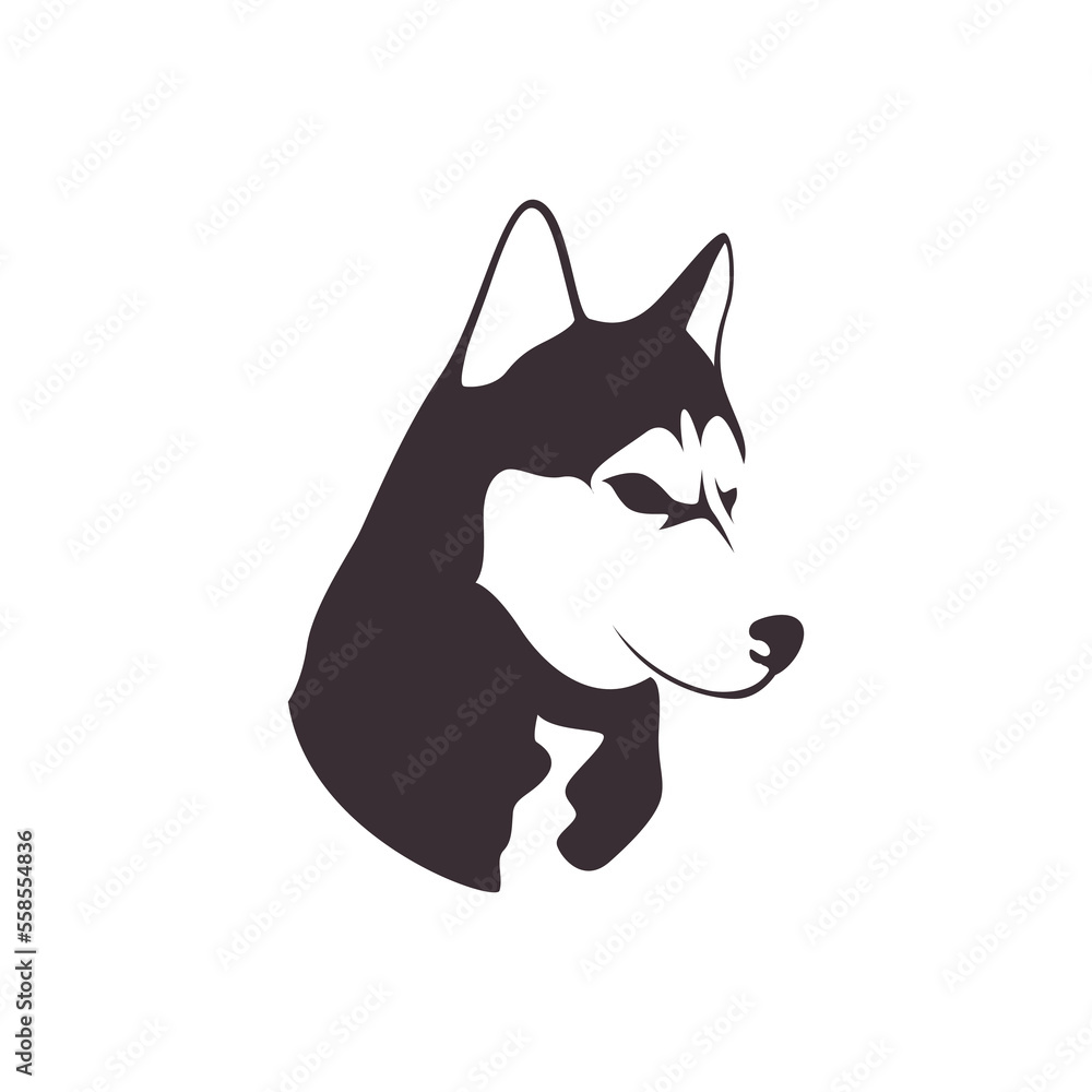 siberian husky dog face isolation,retro,pet shop,pet,logo for brand,shop,sticker,t-shirt,design vector illustration siberian husky dog face isolation,retro,pet shop,pet,logo for brand,shop,sticker,t-shirt,design vector illustration