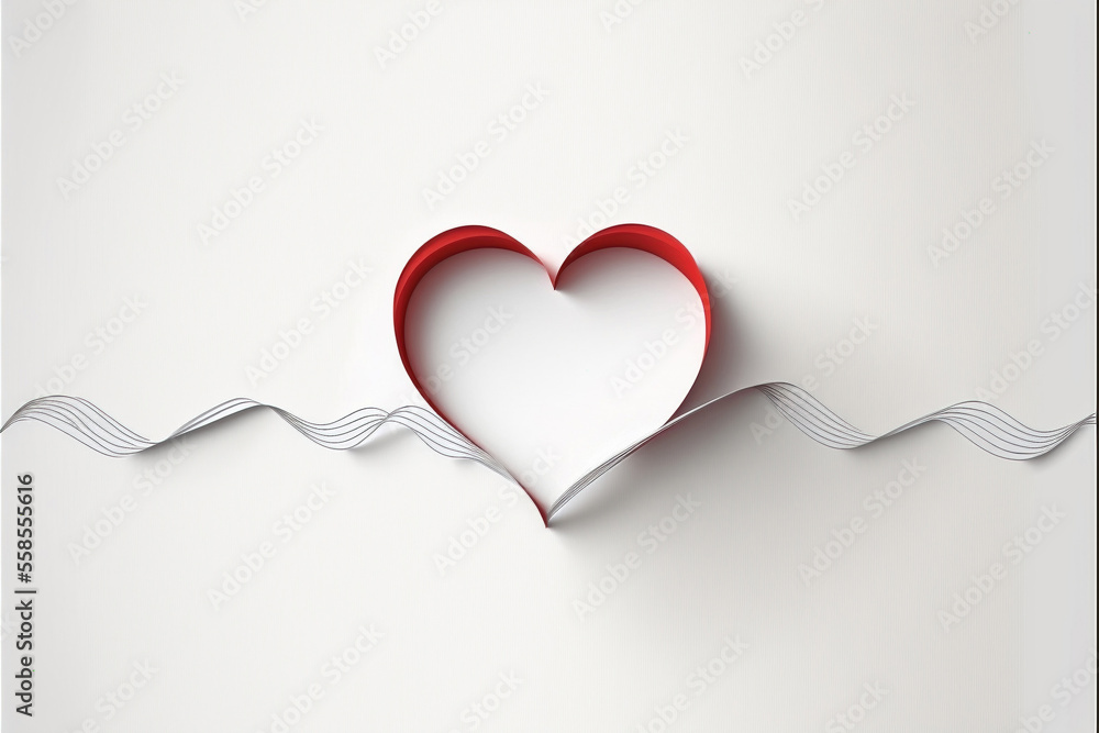 valentines background with hearts, generative ai valentines background with hearts, generative ai