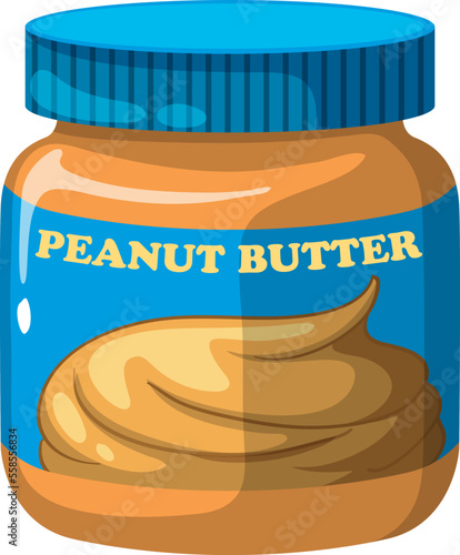 Peanut Butter bottle vector