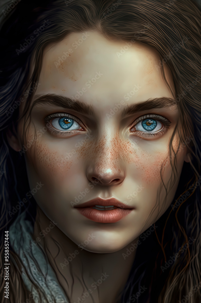 custom made wallpaper toronto digitalPortrait of a pretty girl